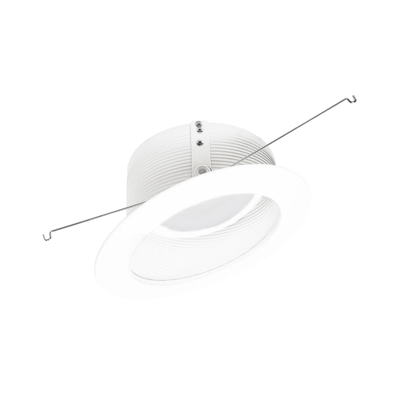 Nora NLRS-612 6" Sloped LED Retrofit Baffle, 5CCT Selectable - White/White