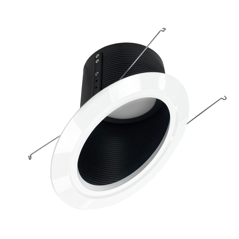 Nora NLRS-6S12 6" Super Slope LED Retrofit Baffle - Black/White