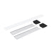 Nora NLUD-2LOUV 2-ft Louver Kit for NLUD-2334 - Aluminum Louver / Black End Cap