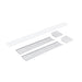 Nora NLUD-2LOUV 2-ft Louver Kit for NLUD-2334 - Aluminum Louver / White End Cap