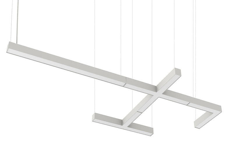 Nora NLUD-X334 "X" Shaped L-Line LED Indirect/Direct Linear, 3CCT Selectable, 120-347V