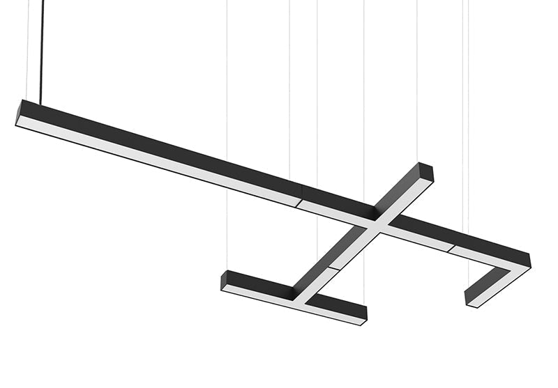 Nora NLUD-T334 "T" Shaped L-Line LED Indirect/Direct Linear, 3CCT Selectable, 120-347V