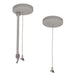 Nora NLUD-PCC Pendant & Power Mounting Kit for L-Line Indirect / Direct