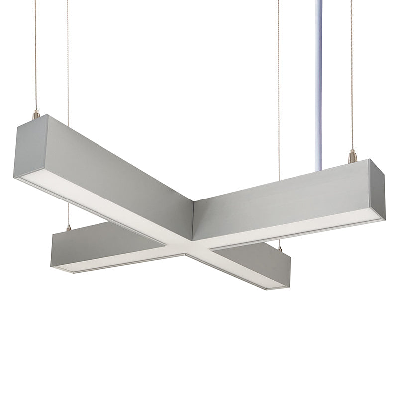 Nora NLUD-X334 "X" Shaped L-Line LED Indirect/Direct Linear, 3CCT Selectable, 120-347V