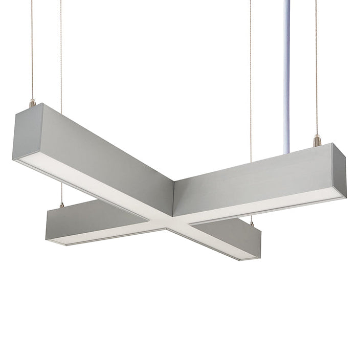 Nora NLUD-X334 "X" Shaped L-Line LED Indirect/Direct Linear, 3CCT Selectable, 120-347V