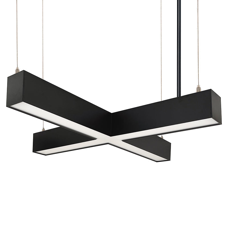 Nora NLUD-X334 "X" Shaped L-Line LED Indirect/Direct Linear, 3CCT Selectable, 120-347V