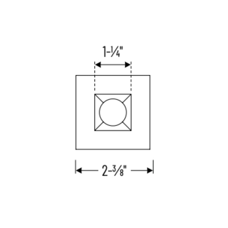 Nora NM1-PSDT Square Trim for NM1-PRDC