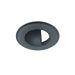 Nora NM1-RAEYELID 1" Round Scoop Stainless Steel Trim for NM1-170 - Black