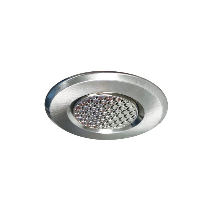 Nora NM1-RAIHEC 1" Round Hexcell Louver Trim for NM1-170 - Brushed Nickel