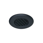 Nora NM1-RLOUV 1" Round Louver Stainless Steel Trim for NM1-170 - Black