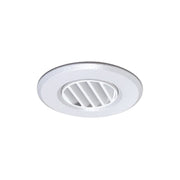 Nora NM1-RLOUV 1" Round Louver Stainless Steel Trim for NM1-170 - White
