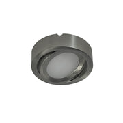 Nora NMP-A 12V Josh Adjustable LED Puck Light - Brushed Nickel
