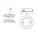 Nora NMP-AREC Recessed Flange Accessory for Josh Adjustable
