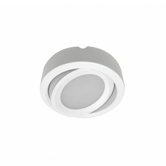 Nora NMP-A 12V Josh Adjustable LED Puck Light - White