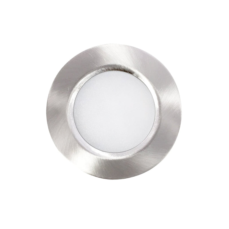 Nora NMP-LED 12V Josh LED Puck Light - Brushed Nickel