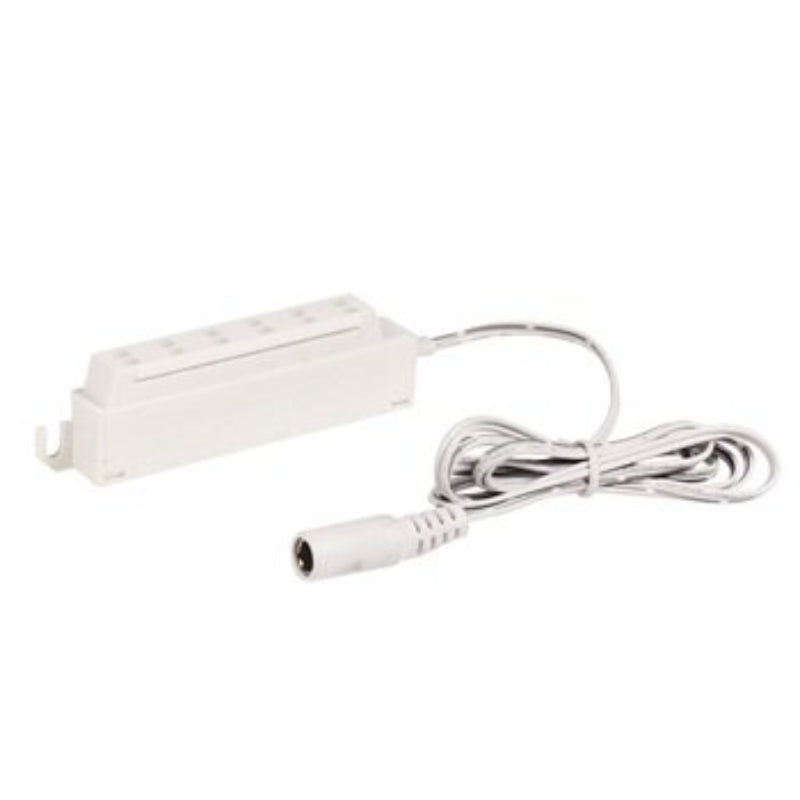 Nora NMPA-6P-24 24" 6-Port Power Line Interconnect - White
