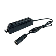 Nora NMPA-6P-24 24" 6-Port Power Line Interconnect - Black