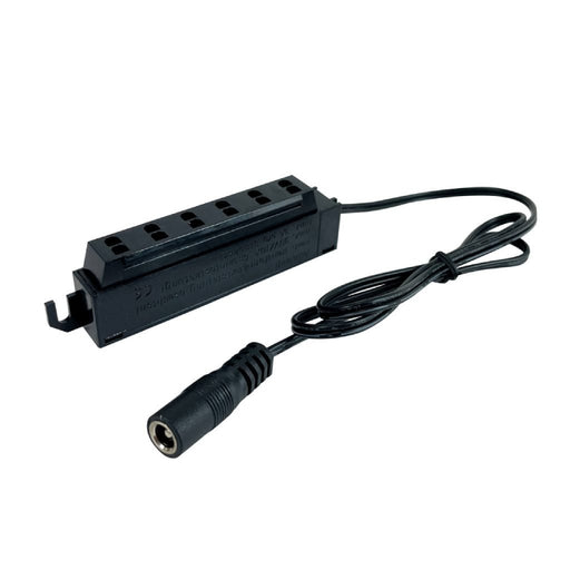 Nora NMPA-6P-24 24" 6-Port Power Line Interconnect - Black