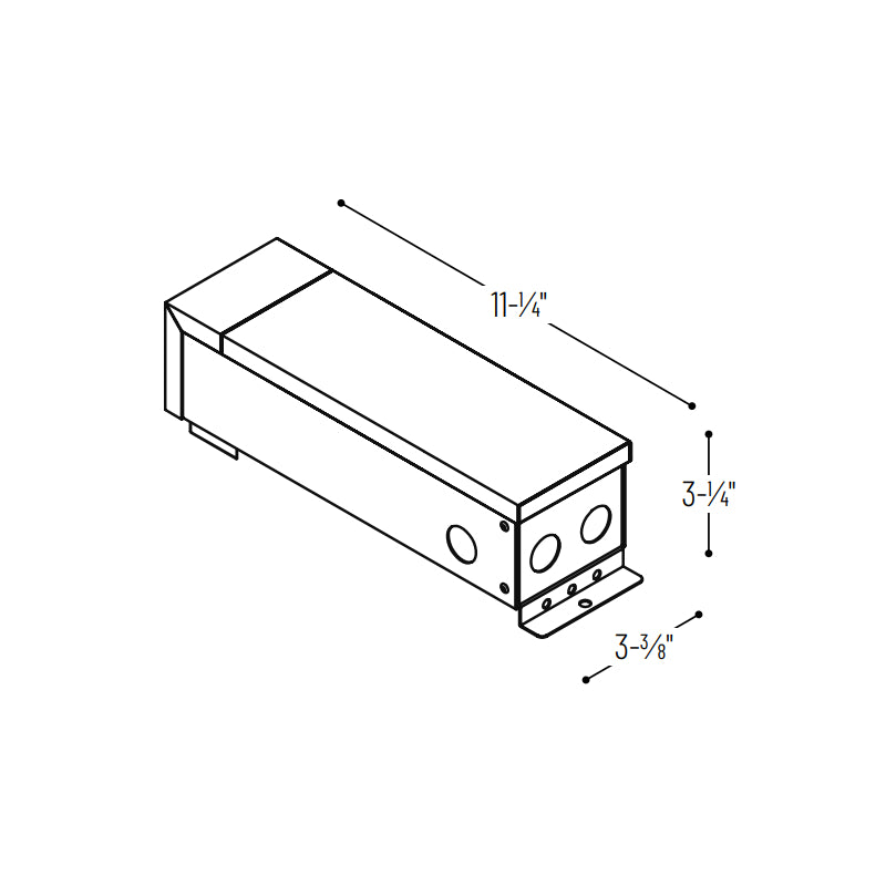 Nora NMT-48/24C2D1 24V 48W Class 2 Hardwire LED Driver, MLV dimming