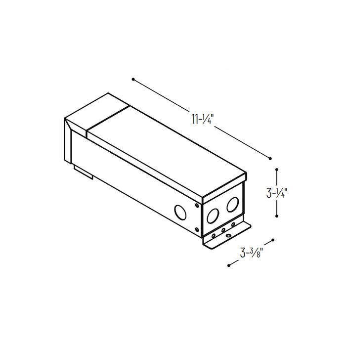 Nora NMT-48/24C2D1 24V 48W Class 2 Hardwire LED Driver, MLV dimming