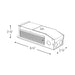 Nora NMTD-60/24D 60W Dimmable 24V Class 2 Hardwire Magnetic LED Driver