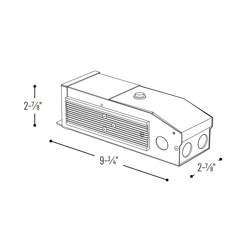 Nora NMTD-60/12D 60W Dimmable 12V Class 2 Hardwire Magnetic LED Driver