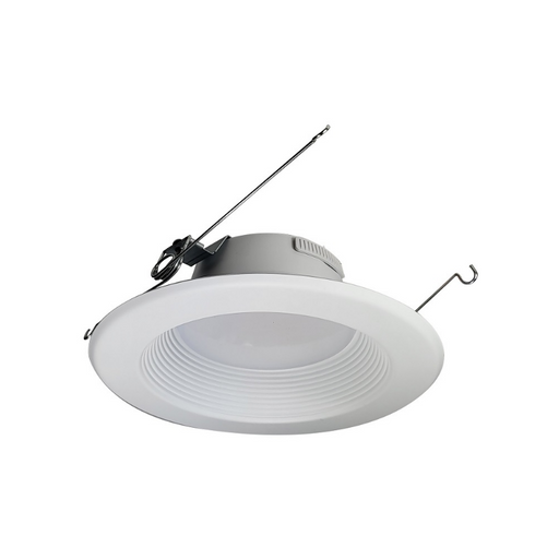 Nora NOXAC-5632TW 5"/6" AC Onyx 16.5W LED Round Retrofit Baffle, 5CCT Selectable, 120V, White Finish