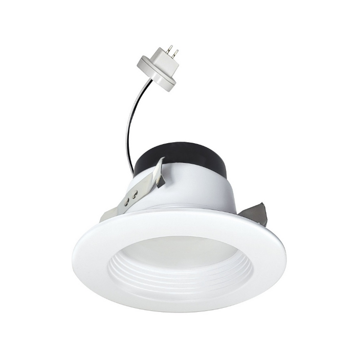 Nora NOXLV-4R2TW 4" Onyx 11W LED Round Retrofit Baffle, 5CCT Selectable, 12V, White Finish