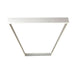 Nora NPDBL-24DFK Surface Mounting Frame for 2'x4' LED Backlit Panels