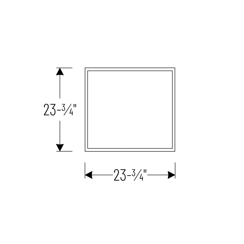 Nora NPDBL-E22/334W 2' x 2' 30W LED Backlit Panel, 3CCT Selectable, 3500 Lumens, 120-347V