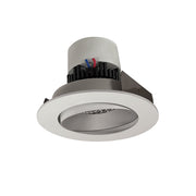 Nora NPR-4RC 4" Pearl 12W LED Round Adjustable Cone Retrofit, 1250 Lumens, 120V - Haze / Matte Powder White