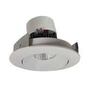 Nora NPR-4RC 4" Pearl 12W LED Round Adjustable Cone Retrofit, 1250 Lumens, 120V - White / White