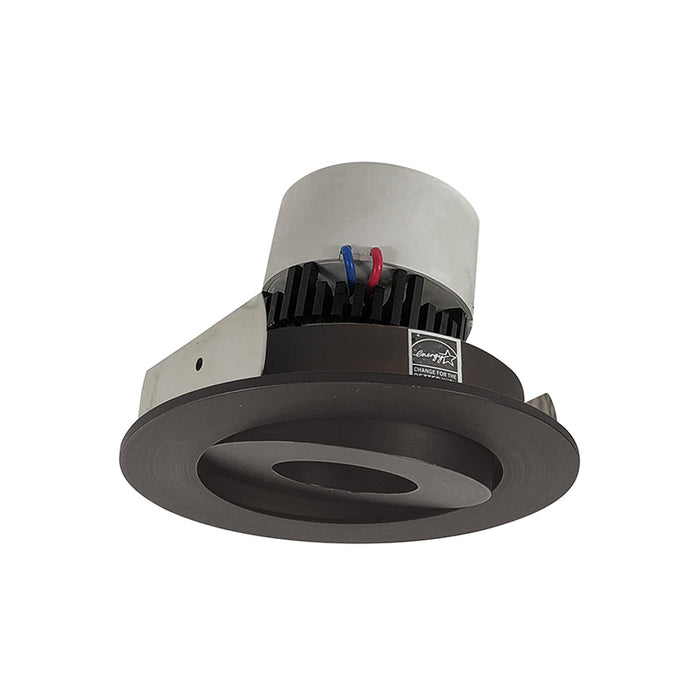 Nora NPR-4RGCDX 4" Pearl 12W LED Round Adjustable Gimbal Retrofit, Comfort Dim, 800 Lumens, 120V - Bronze