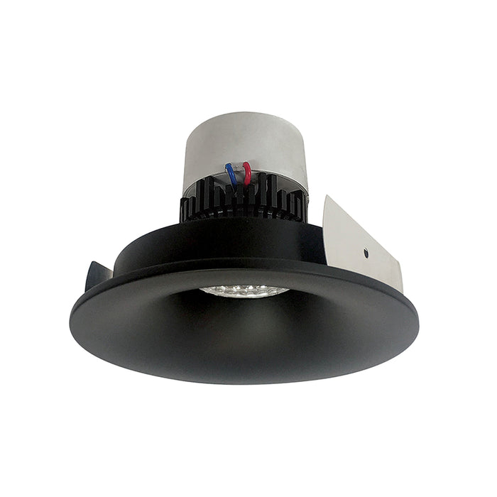 Nora NPR-4RNB 4" Pearl 12W LED Round Bullnose Retrofit, 1250 Lumens, 120V - Black