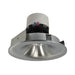 Nora NPR-4RNBCDX 4" Pearl 12W LED Round Bullnose Retrofit, Comfort Dim, 950 Lumens, 120V - Natural Metal