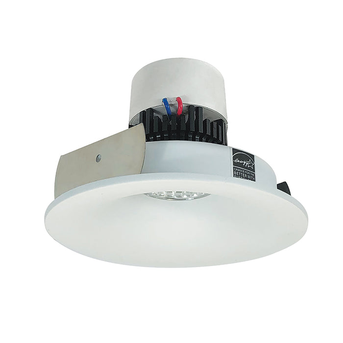 Nora NPR-4RNB 4" Pearl 12W LED Round Bullnose Retrofit, 1250 Lumens, 120V - Matte Powder White