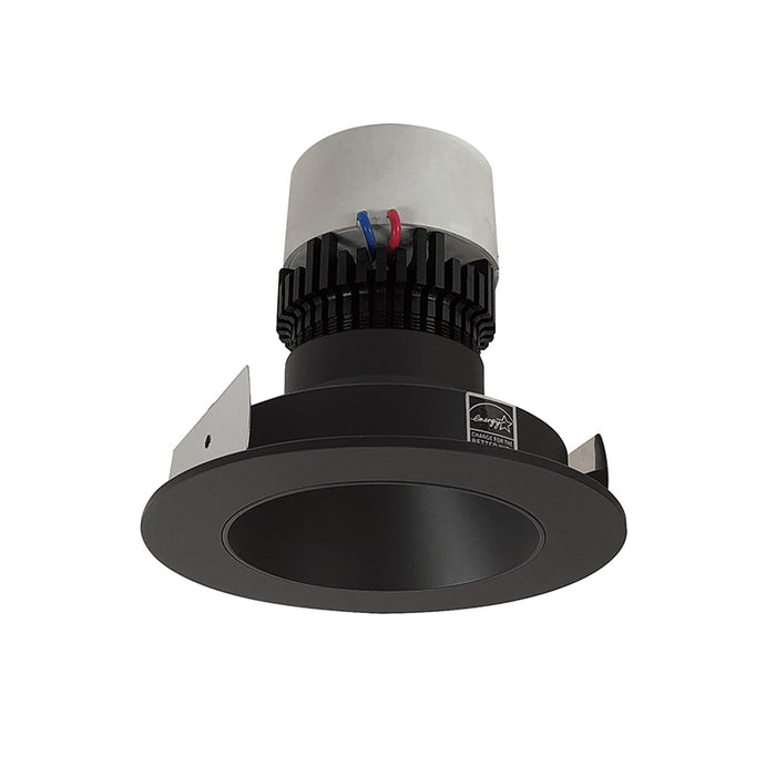 Nora NPR-4RNDC 4" Pearl 12W LED Round Retrofit Reflector with Round Aperture, 1200 Lumens, 120V - Black / Black