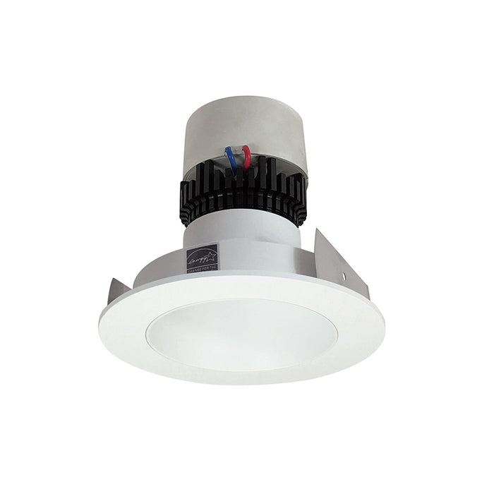 Nora NPR-4RNDC 4" Pearl 12W LED Round Retrofit Reflector with Round Aperture, 1200 Lumens, 120V - Matte Powder White