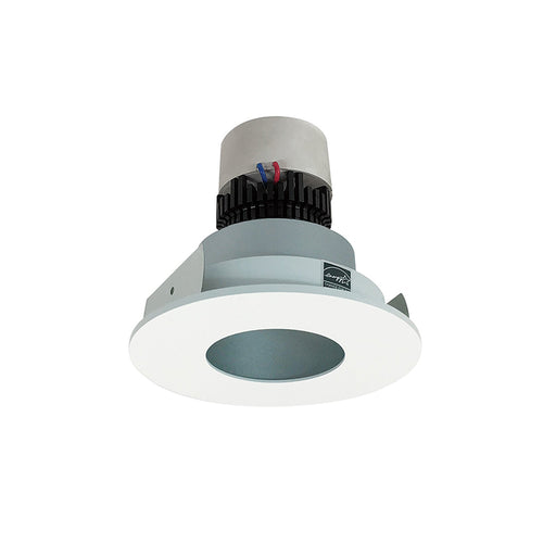 Nora NPR-4RPHCDX 4" Pearl 12W LED Round Fixed Pinhole Retrofit, Comfort Dim, 950 Lumens, 120V - Haze / Matte Powder White