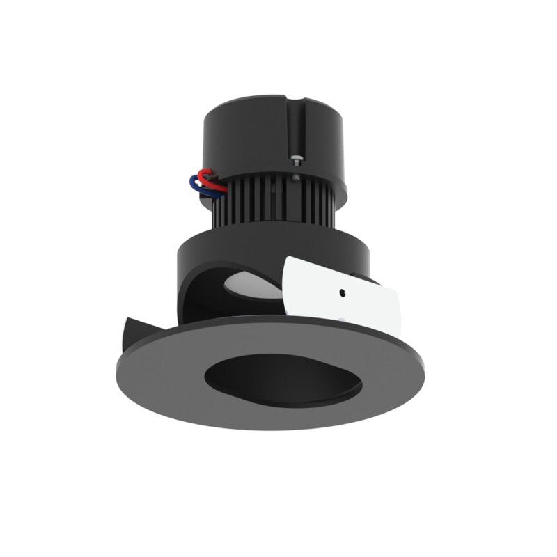 Nora NPR-4RSL 4" Pearl 10W LED Round Adjustable Slot Aperture Retrofit, 950 Lumens, 120V - Black / Black