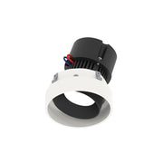 Nora NPR-4RTLA 4" Pearl 10W LED Round Trimless Adjustable Retrofit, 1150 Lumens, 120V - Black Adjustable / Warm White Reflector