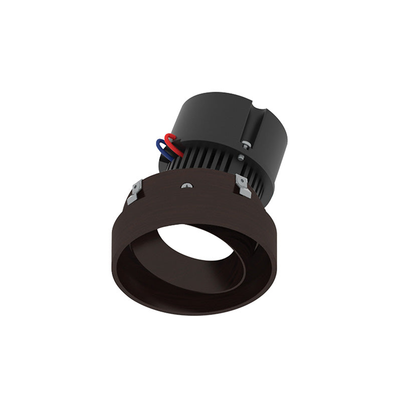 Nora NPR-4RTLA 4" Pearl 10W LED Round Trimless Adjustable Retrofit, 1150 Lumens, 120V - Bronze