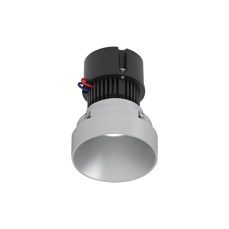 Nora NPR-4RTLNDCCDX 4" Pearl 10W LED Round Trimless Retrofit Downlight, Comfort Dim, 650 Lumens, 120V - Haze