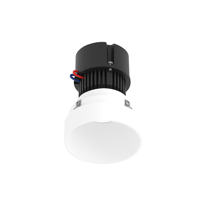 Nora NPR-4RTLNDC 4" Pearl 10W LED Round Trimless Retrofit Downlight, 1150 Lumens, 120V - Bright White