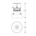 Nora NPR-4RTLNDC 4" Pearl 10W LED Round Trimless Retrofit Downlight, 1150 Lumens, 120V