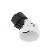 Nora NPR-4RTSLA 4" Pearl 10W LED Round Trimless Adjustable Slot Retrofit, 1050 Lumens, 120V - Warm White