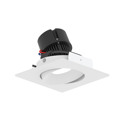 Nora NPR-4SCCDX 4" Pearl 10W LED Square Adjustable Cone Retrofit, Comfort Dim, 750 Lumens, 120V - Warm White