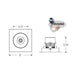 Nora NPR-4SG 4" Pearl 10W LED Square Adjustable Gimbal Retrofit, 1050 Lumens, 120V
