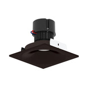 Nora NPR-4SNB 4" Pearl 10W LED Square Bullnose Retrofit, 1250 Lumens, 120V - Bronze