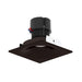Nora NPR-4SNBCDX 4" Pearl 10W LED Square Bullnose Retrofit, Comfort Dim, 750 Lumens, 120V - Bronze